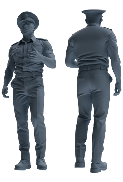 MRY-SFW LYGR767 Modern Hong Kong Police Six-Person Daily Routine 2