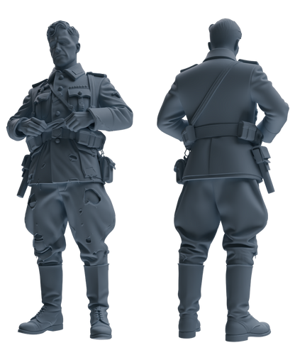 MRY-SFW SSTR181 Miniatures Soldier Model Kit Combat Soldier Pose Modern Model 6 pcs