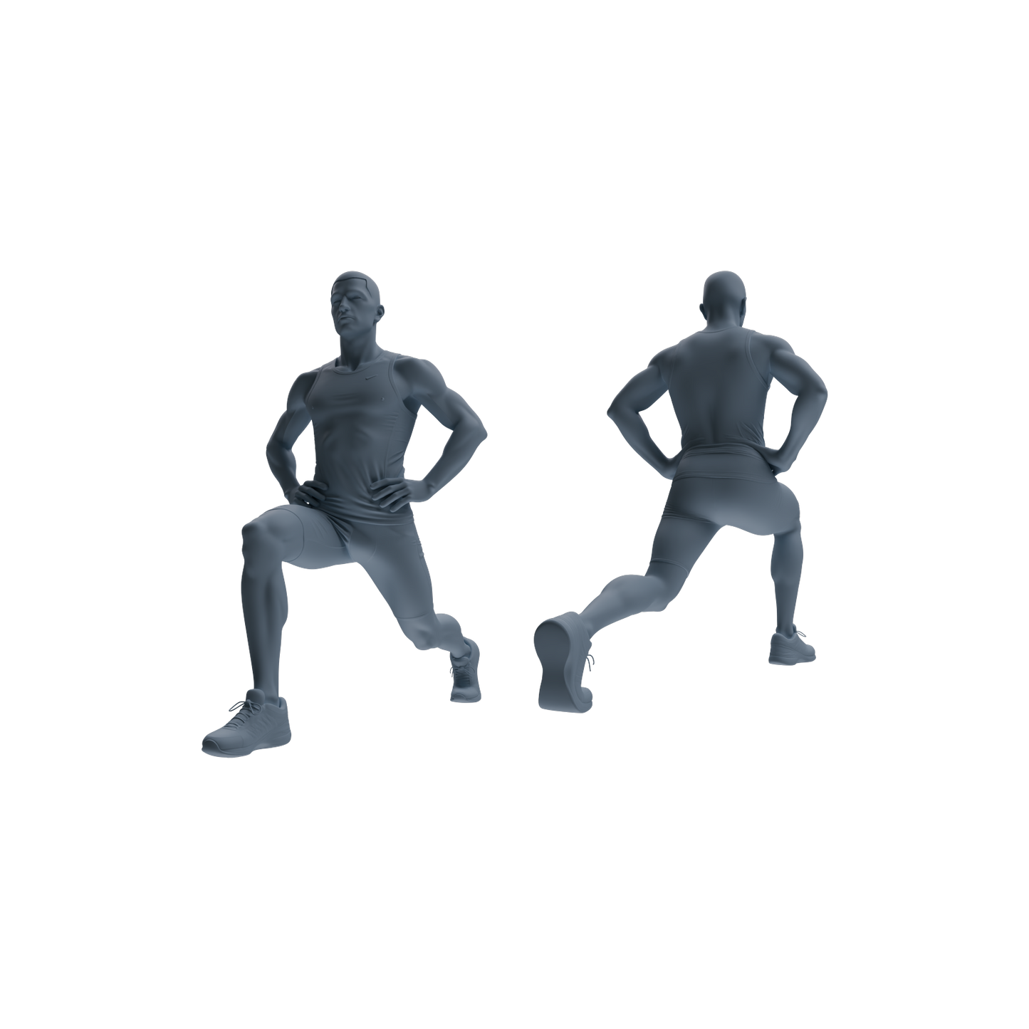 MRY-SFW LYTR820 Stretching Athlete Figure Modern Model 6 pcs Miniature Car Diorama Figures Scene Props Accessories Resin