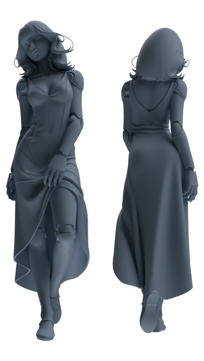 MRY-SFW LYTR878 Sci-Fi Modified Woman Figure Modern Model 4 pcs