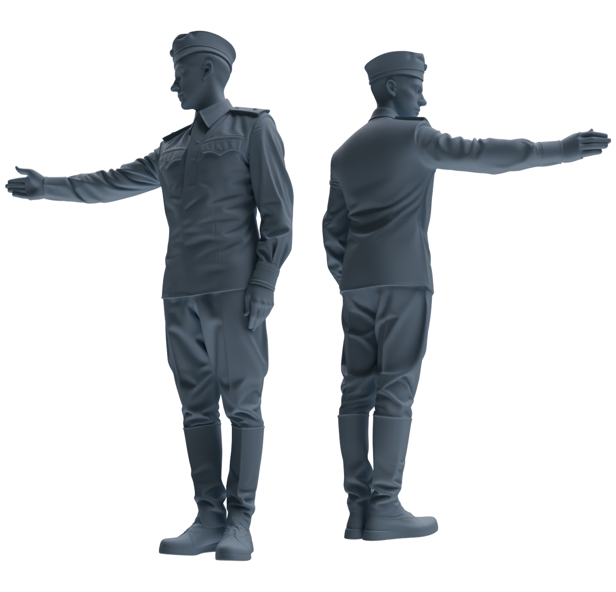 MRY-SFW LYGR732 WWII Soviet Army War Scene Daily Routine 2 Seven-Person Group