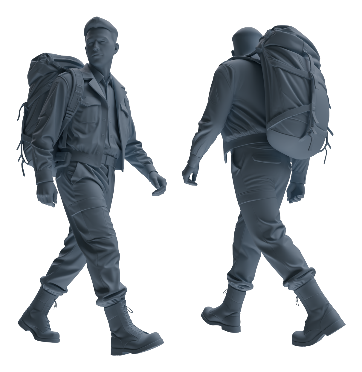 MRY-SFW LYGR591 Historical WWII U.S. Army Six-Person Carrying Group