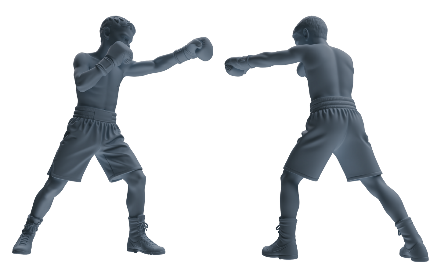 MRY-SFW LYTR831 Child Boxer Figure Modern Model 6 pcs Miniature Car Diorama Figures Scene Props Accessories Resin