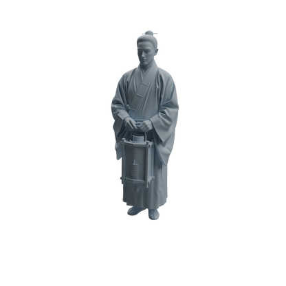 MRY-SFW LYTR1086 Ancient Costume Lantern-holding Character Modern Model 3 pcs