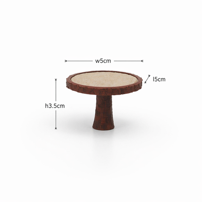 RHF0403 Wilderness Island Survival Series Ornaments Desktop Ornaments Creative DIY Cottage Furniture Dollhouse Accessories Miniature Home Mini Models Dollhouse Accessories Outdoor Scenes