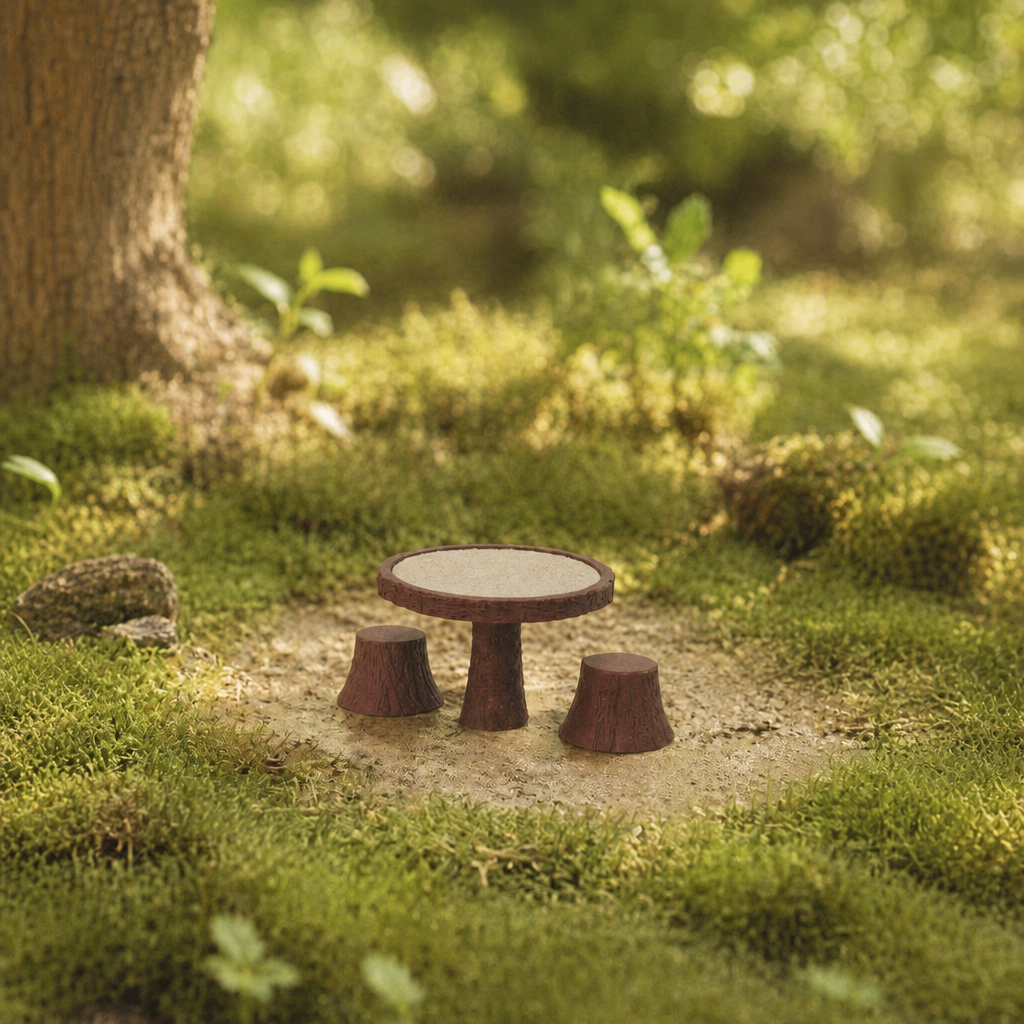 RHF0403 Wilderness Island Survival Series Ornaments Desktop Ornaments Creative DIY Cottage Furniture Dollhouse Accessories Miniature Home Mini Models Dollhouse Accessories Outdoor Scenes