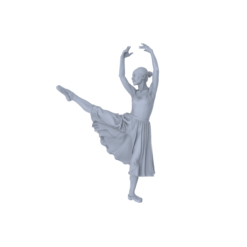 MRY-SFW LYTR548 Modern Stage Ballet Dancers Pose Group of 5 Miniature Car Diorama Figures Scene Props Accessories Resin