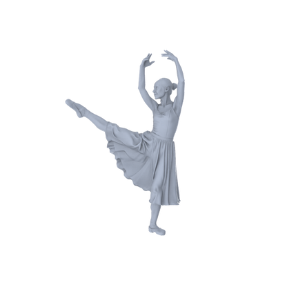 MRY-SFW LYTR548 Modern Stage Ballet Dancers Pose Group of 5 Miniature Car Diorama Figures Scene Props Accessories Resin