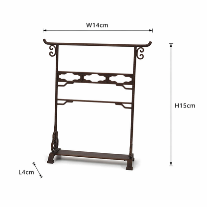 RHF0538 New Chinese-style bedroom furniture set Desktop ornaments ancient-style dollhouse furniture Chinese miniature furniture Chinese bedroom scene mini furniture solid wood style furniture