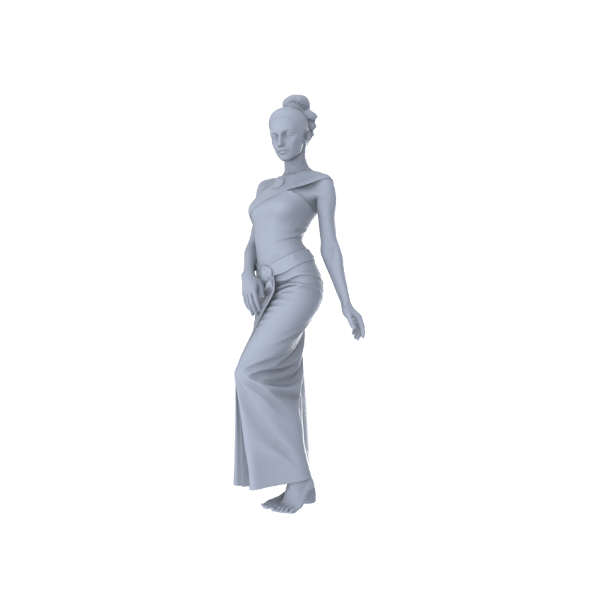 MRY-SFW LYTR562 Ancient Exotic Style Women Pose Group of 6 Miniature Car Diorama Figures Scene Props Accessories Resin