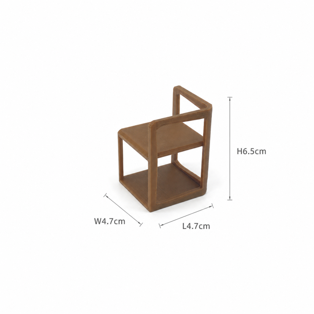 RHF0540 Simple square dining table set Desktop ornaments dollhouse furniture mini dining room scene furniture modern furniture simple modern style mini furniture miniature dining table and chair set
