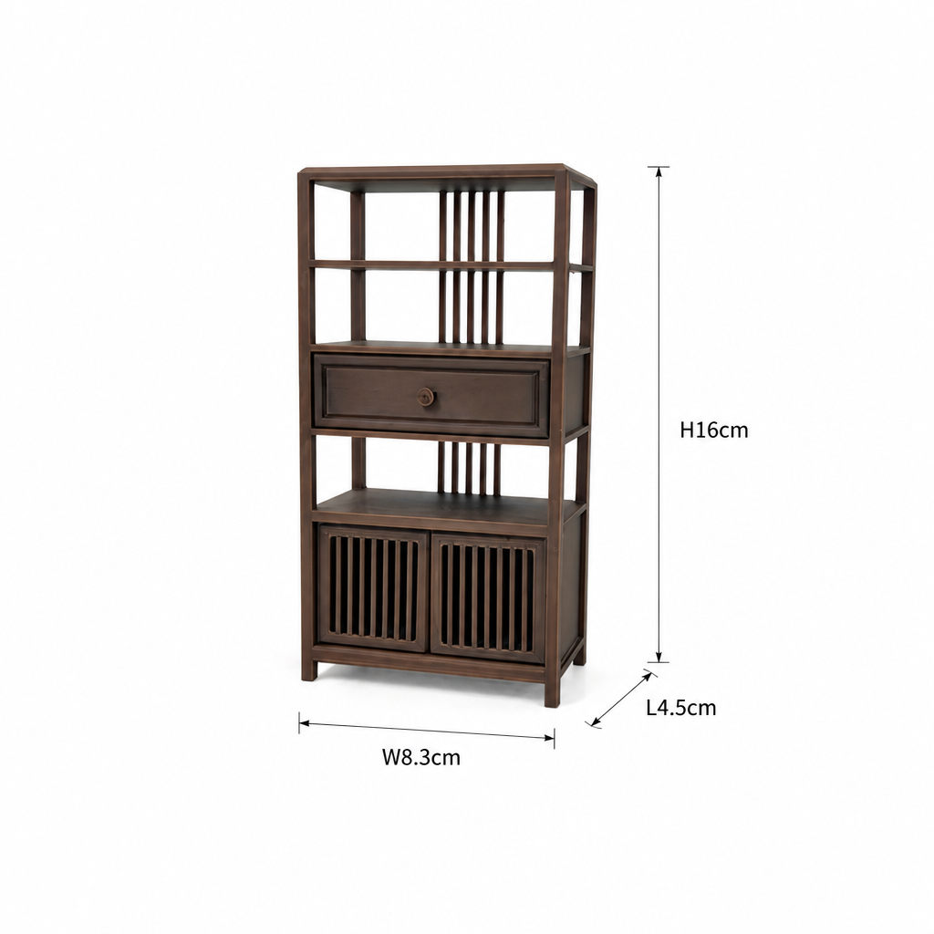 RHF0537B New Chinese-style scene storage cabinet Desktop orn – LCD 3D printed resin model kit, image 1