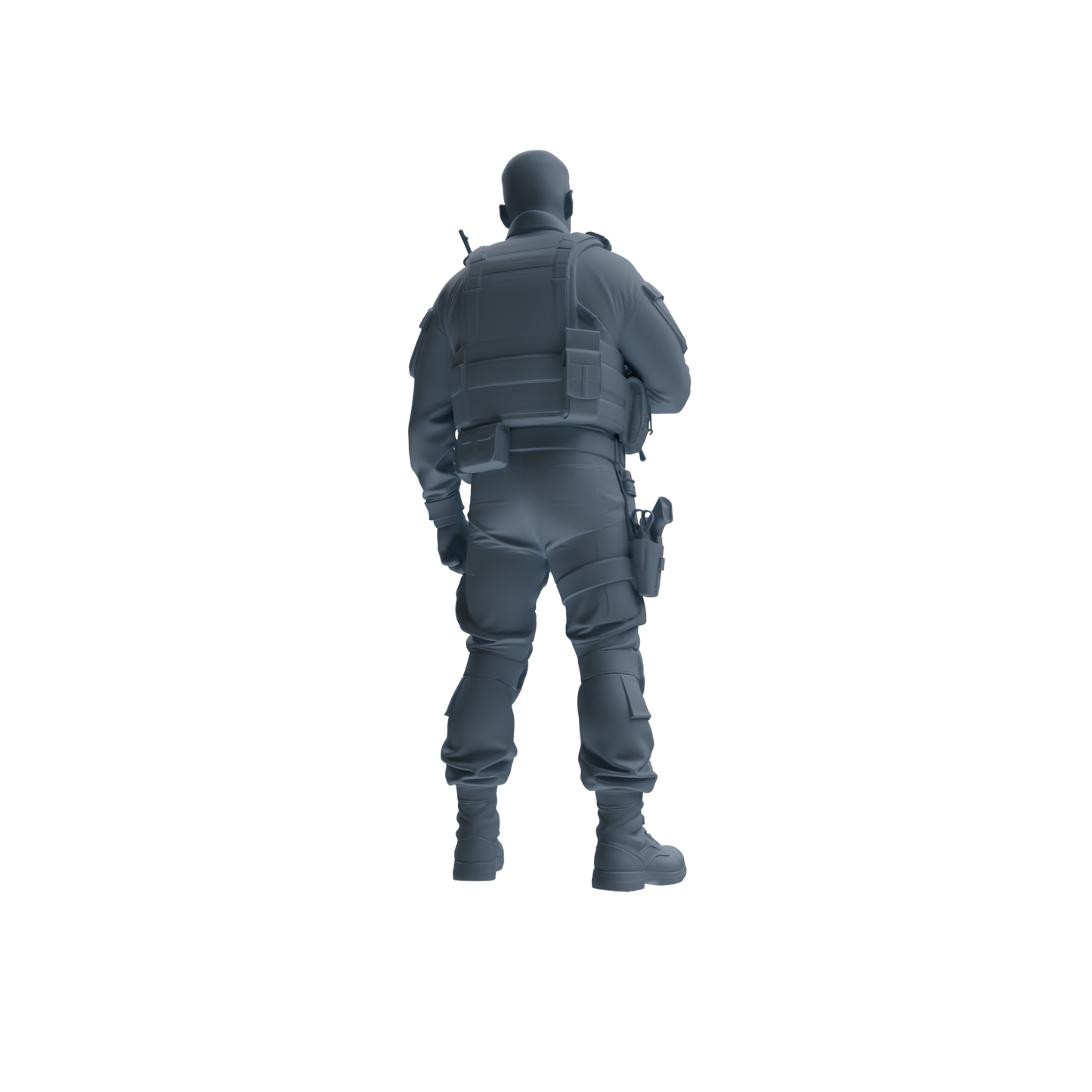 MRY-SFW SSTR183 Miniatures Soldier Model Kit Special Forces Soldier Pose Modern Model 3 pcs