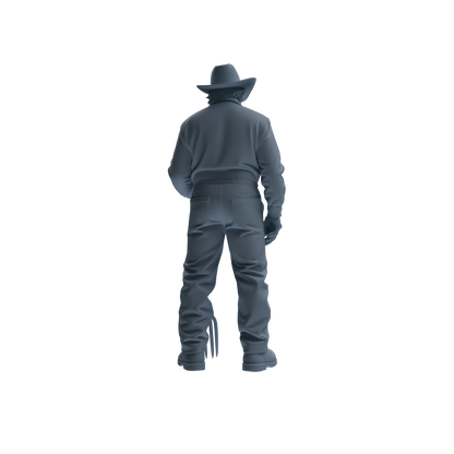 MRY-SFW LYTR922 Farm Cowboy Worker Multi-pose Modern Model 3 pcs