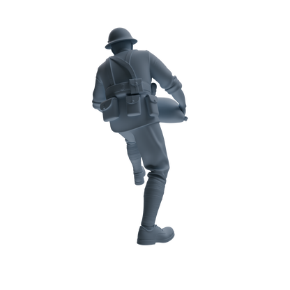 MRY-SFW SSTR177 Miniatures Soldier Model Kit Combat Engineer Soldier Modern Model 6 pcs
