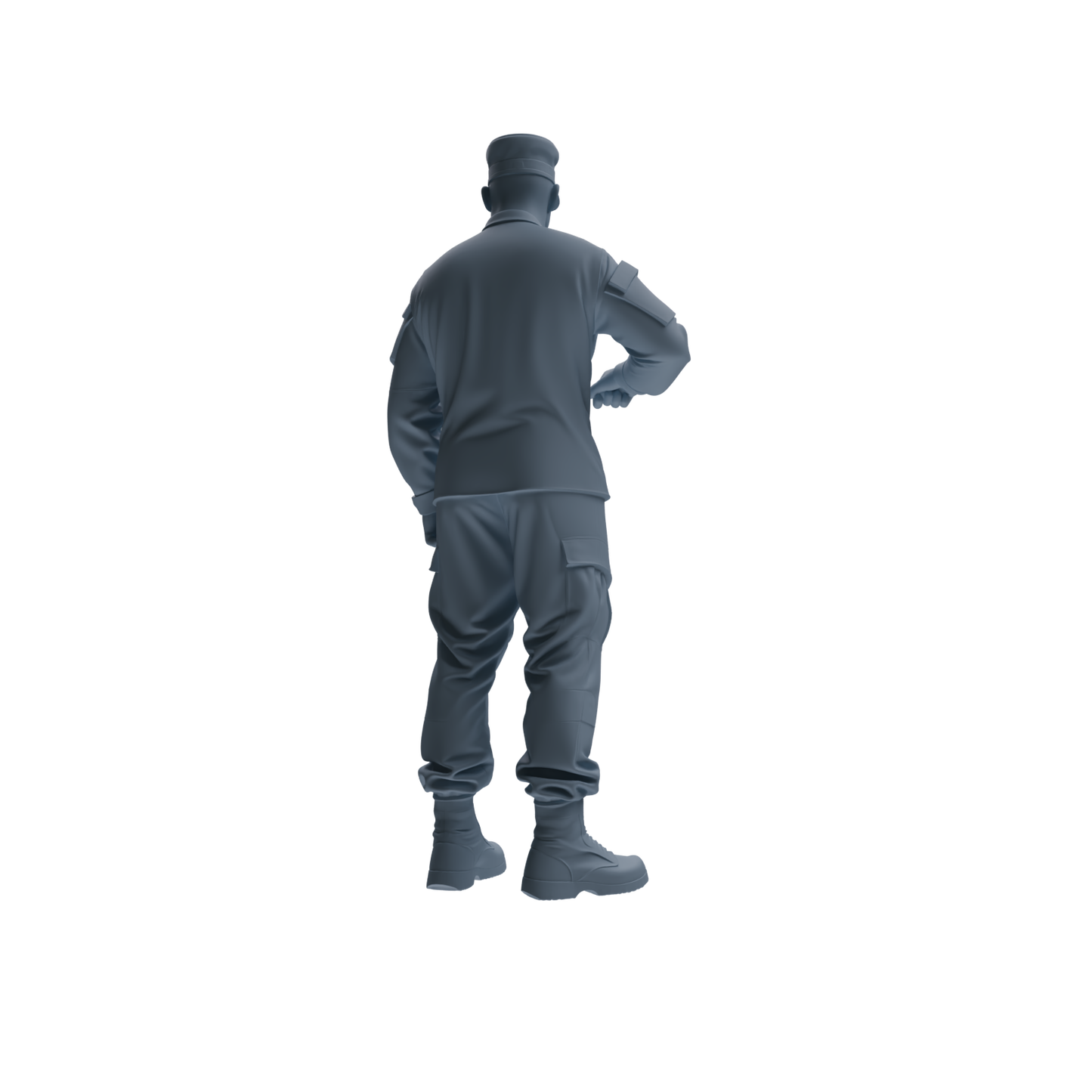 MRY-SFW SSTR179 Miniatures Soldier Model Kit Logistics Soldier Pose Modern Model 3 pcs