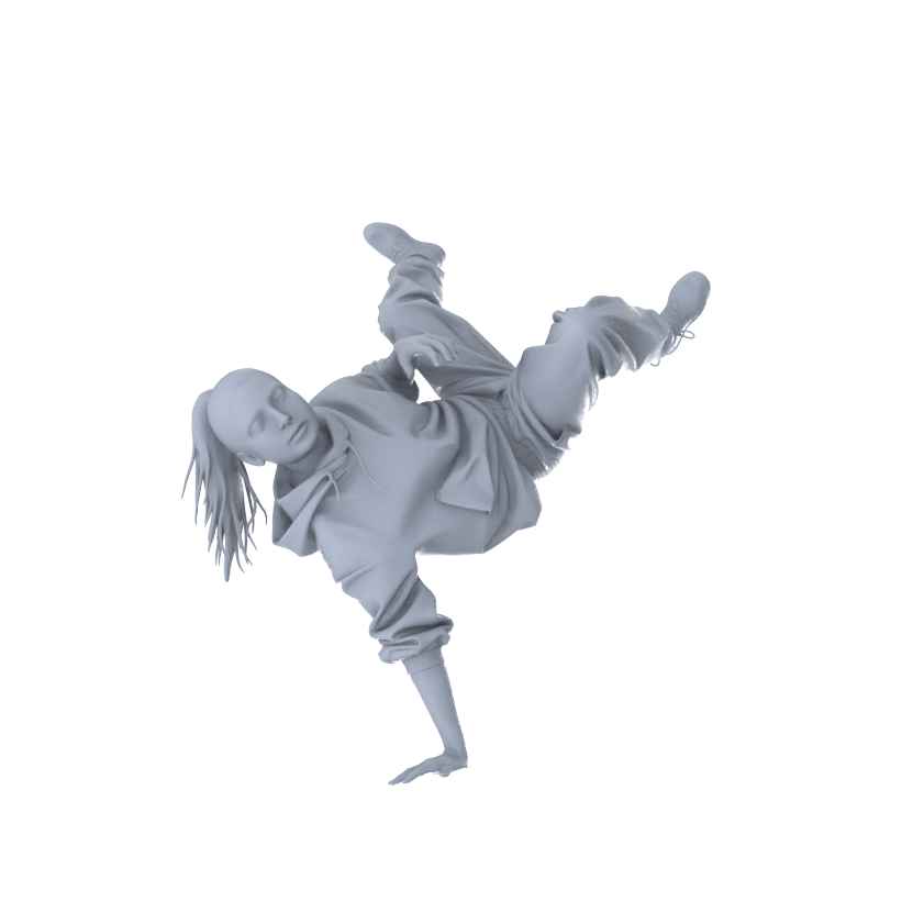 MRY-SFW LYTR554 Modern Street Hip-hop Dancers Pose Group of 5 Miniature Car Diorama Figures Scene Props Accessories Resin