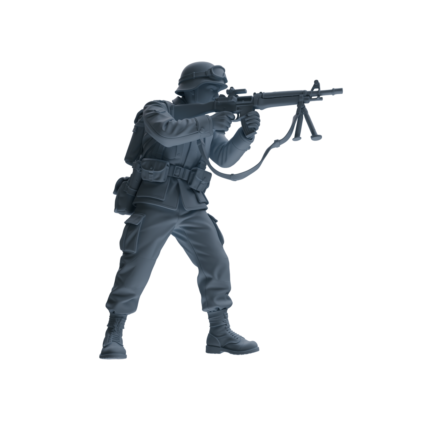 MRY-SFW SSTR185 Miniatures Soldier Model Kit Combat Engineer Soldier Pose Modern Model 4 pcs