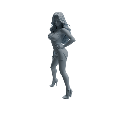MRY-SFW LYTR929 Nightclub Dancer Woman Character Modern Model 4 pcs