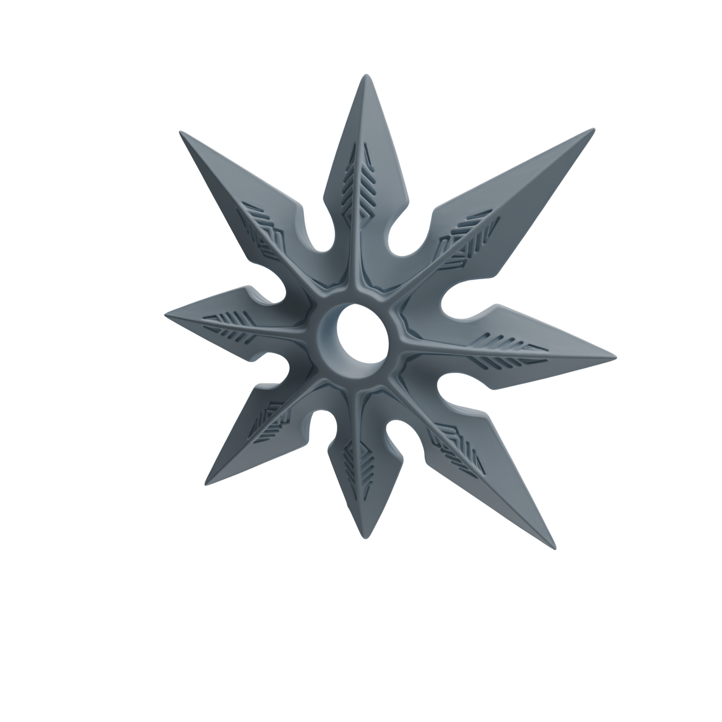 MRY-SFW LYGS439 Multi-angle Pattern Shuriken Weapon Modern Model 4 pcs
