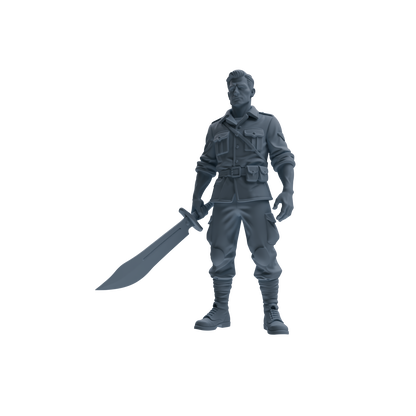 MRY-SFW SSTR176 Miniatures Soldier Model Kit Special Forces Soldier Modern Model 3 pcs