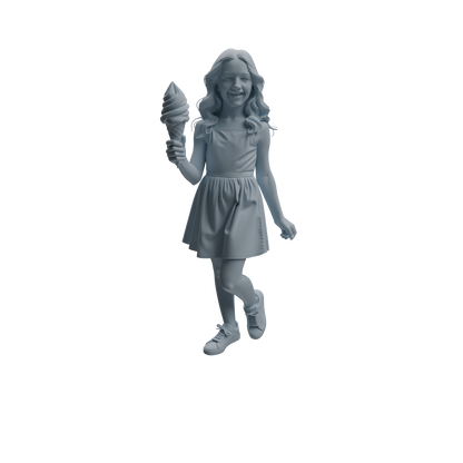 MRY-SFW LYTR1034 Joyful Kids Character Modern Model 4 pcs
