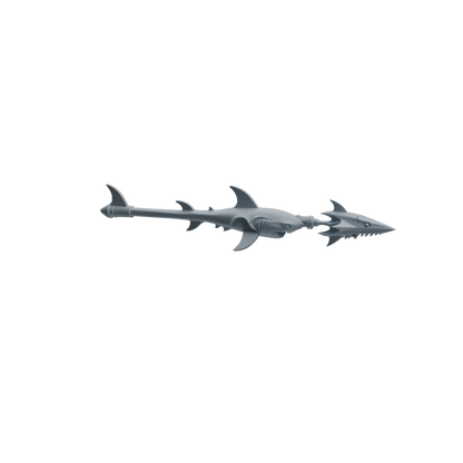 MRY-SFW LYGS428 Shark Shaped Decorative Weapon Modern Model 3 pcs