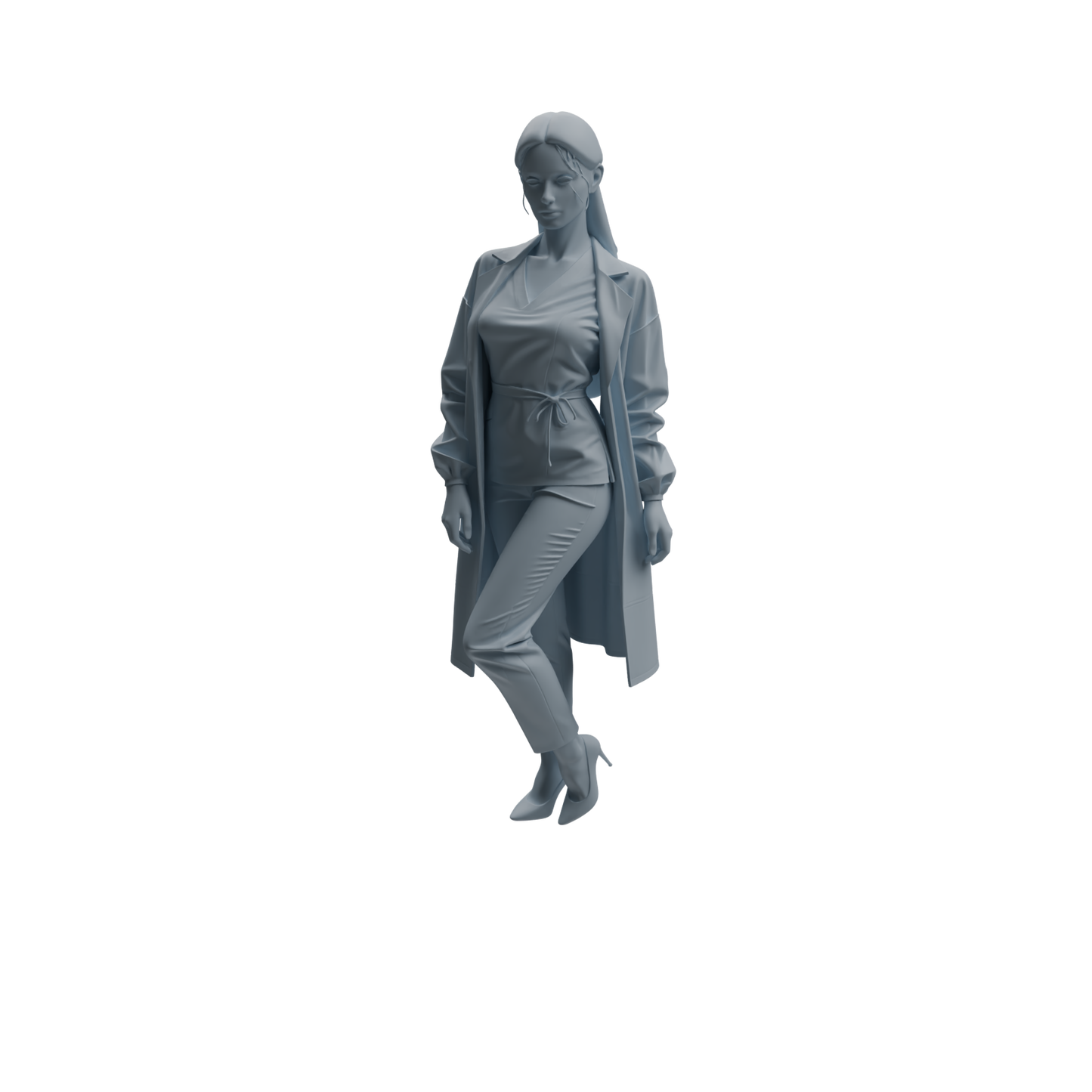 MRY-SFW LYTR999 Professional Female Doctor Character Modern Model 4 pcs