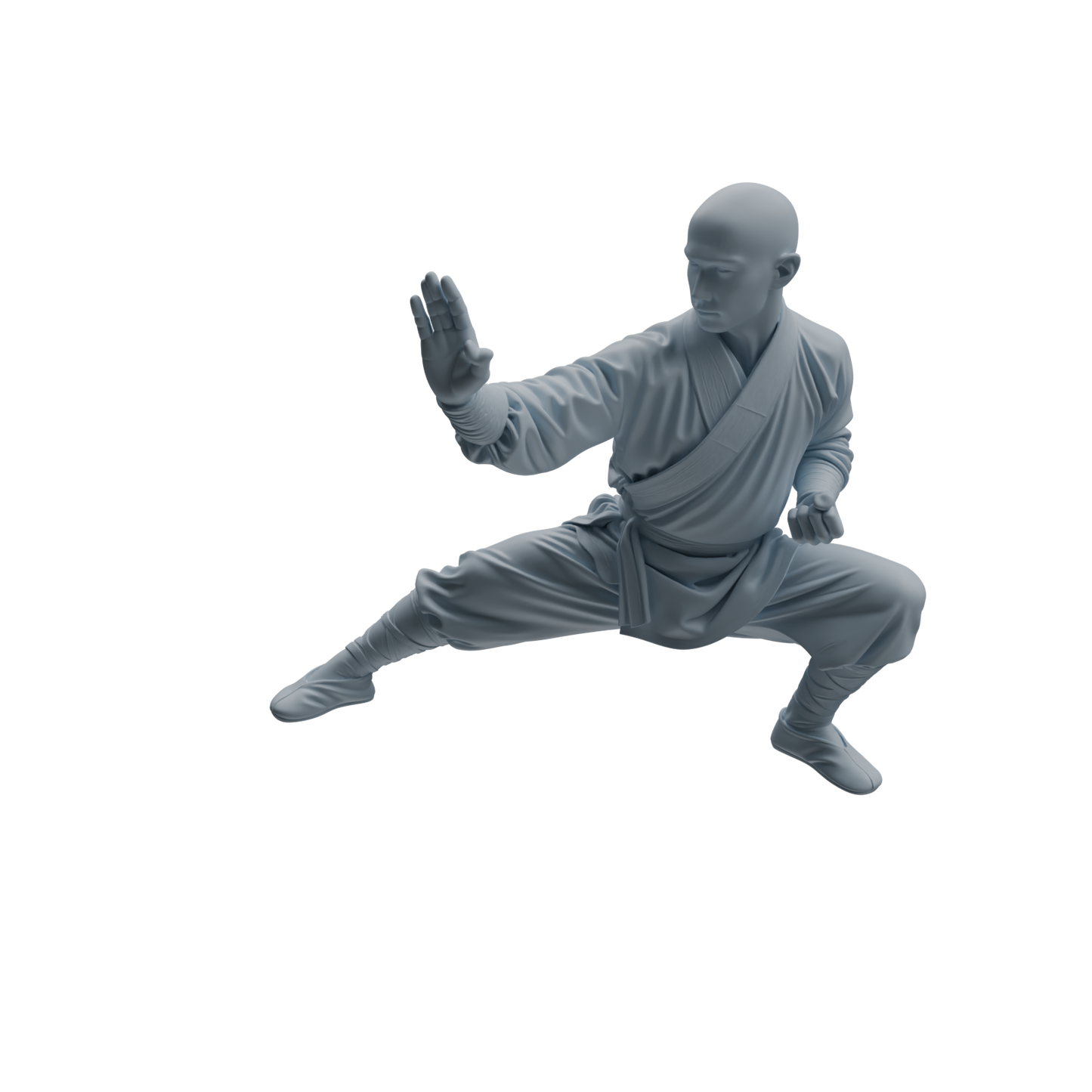 MRY-SFW LYTR1078 Martial Arts and Meditating Monk Character Modern Model 3 pcs
