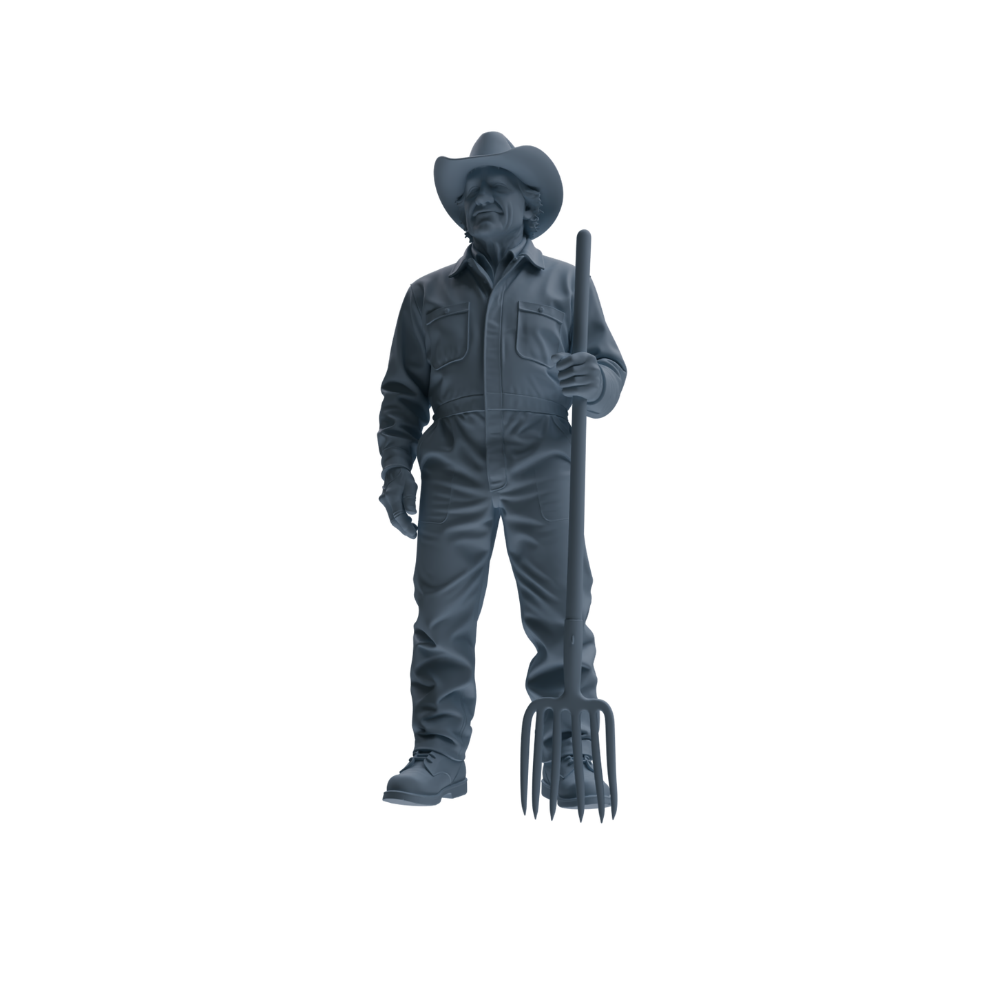 MRY-SFW LYTR922 Farm Cowboy Worker Multi-pose Modern Model 3 pcs