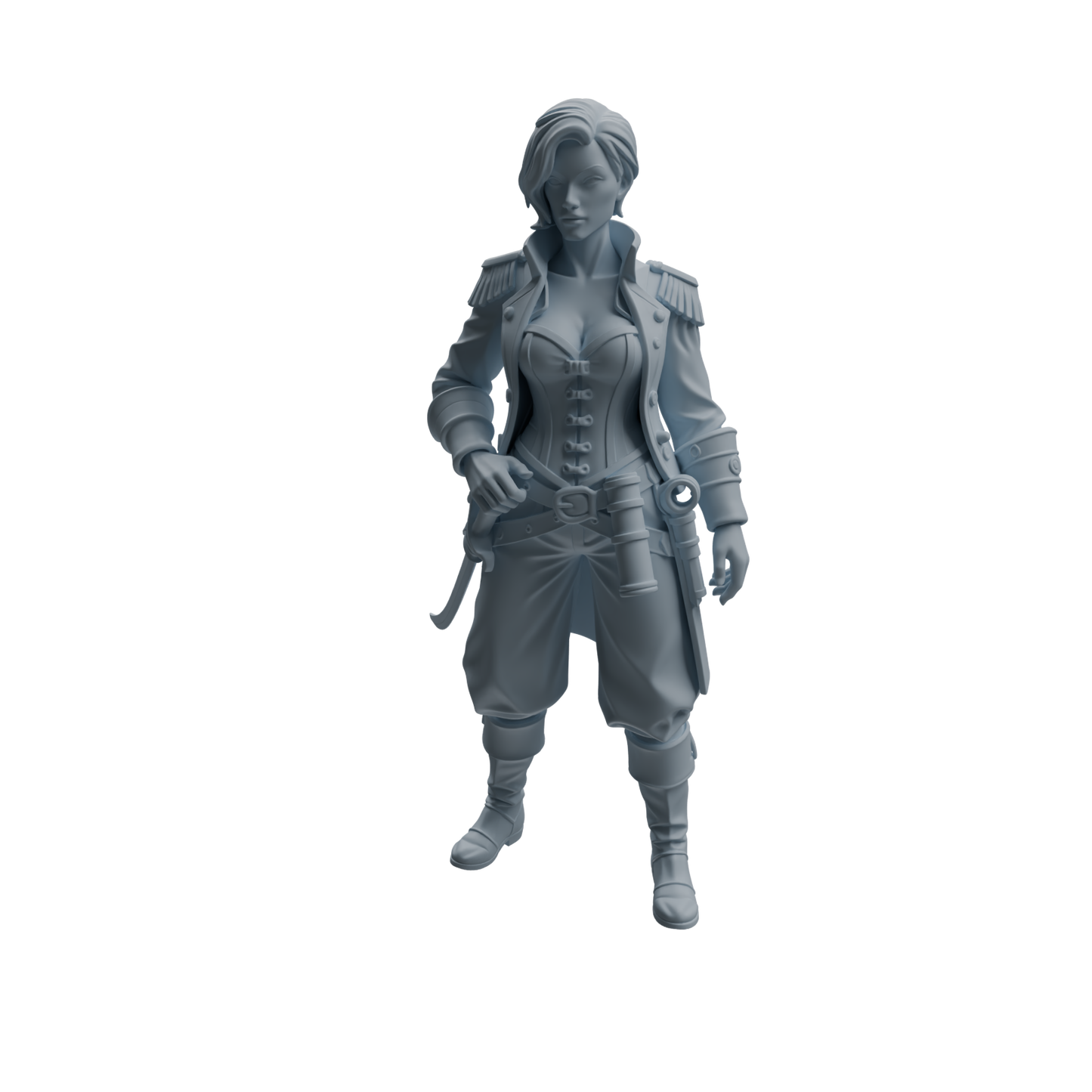 MRY-SFW LYTR1095 Multi-pose Female Pirate Character Modern Model 4 pcs
