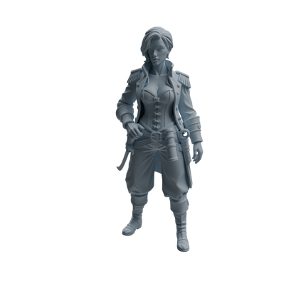 MRY-SFW LYTR1095 Multi-pose Female Pirate Character Modern Model 4 pcs
