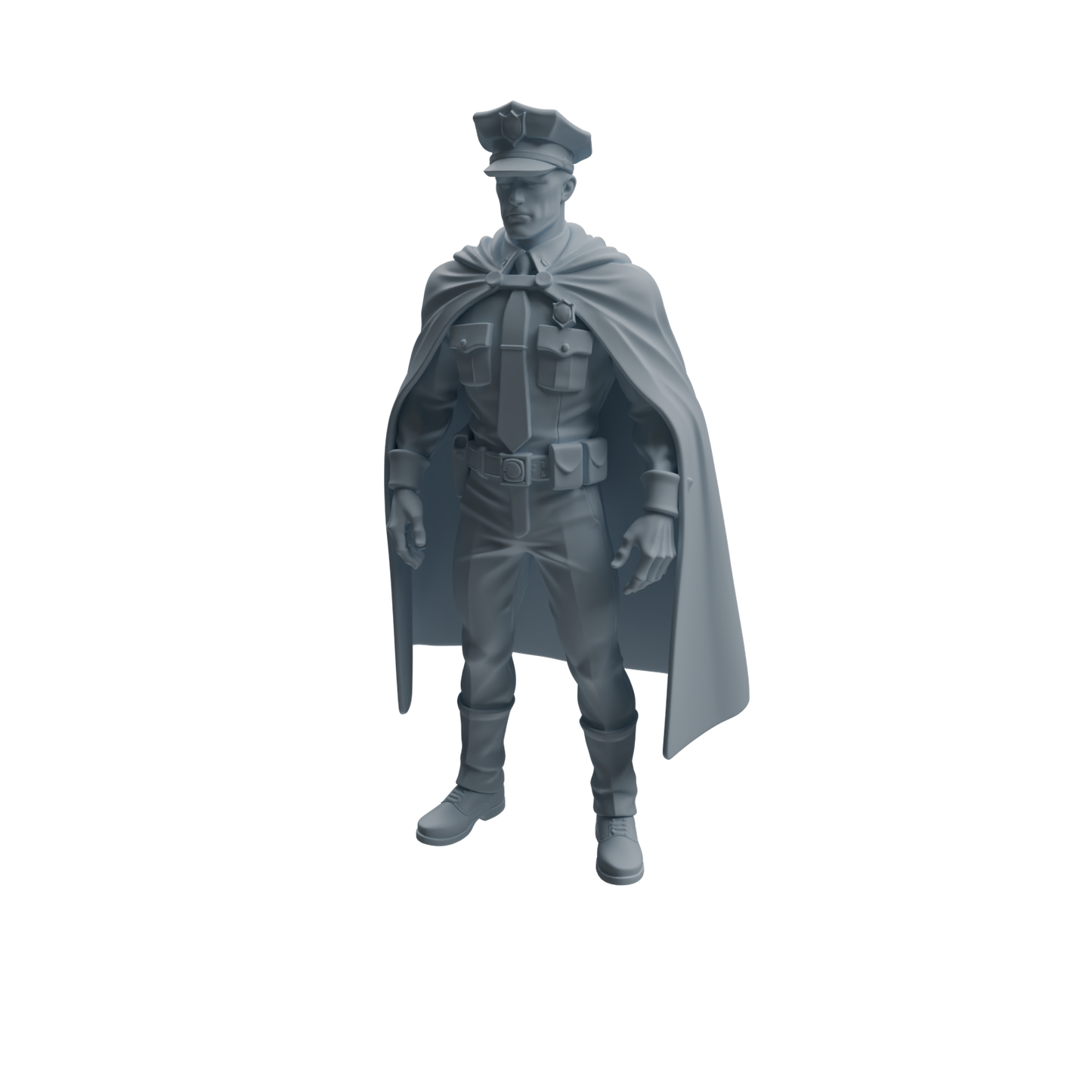 MRY-SFW LYTR949 Cape Uniform Man Character Modern Model 4 pcs