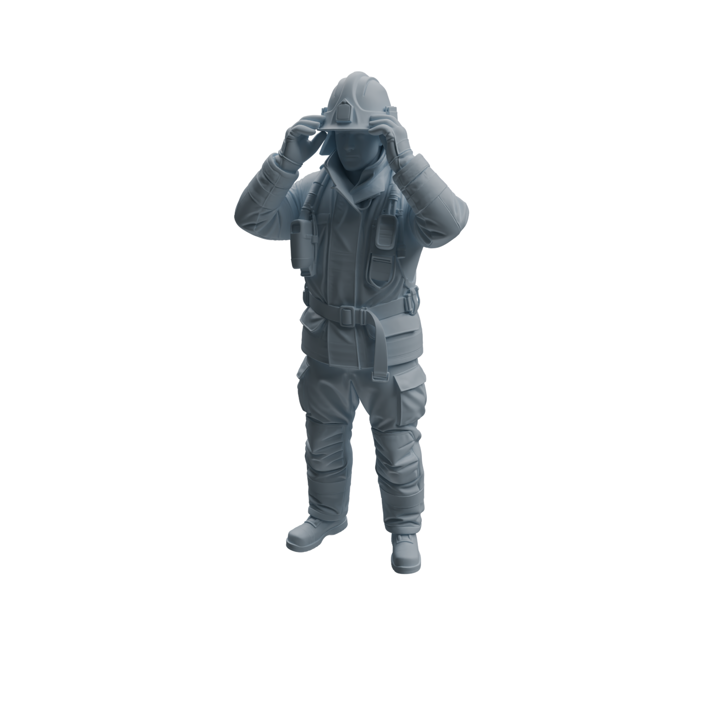 MRY-SFW LYTR1061 Firefighter Character Modern Model 4 pcs