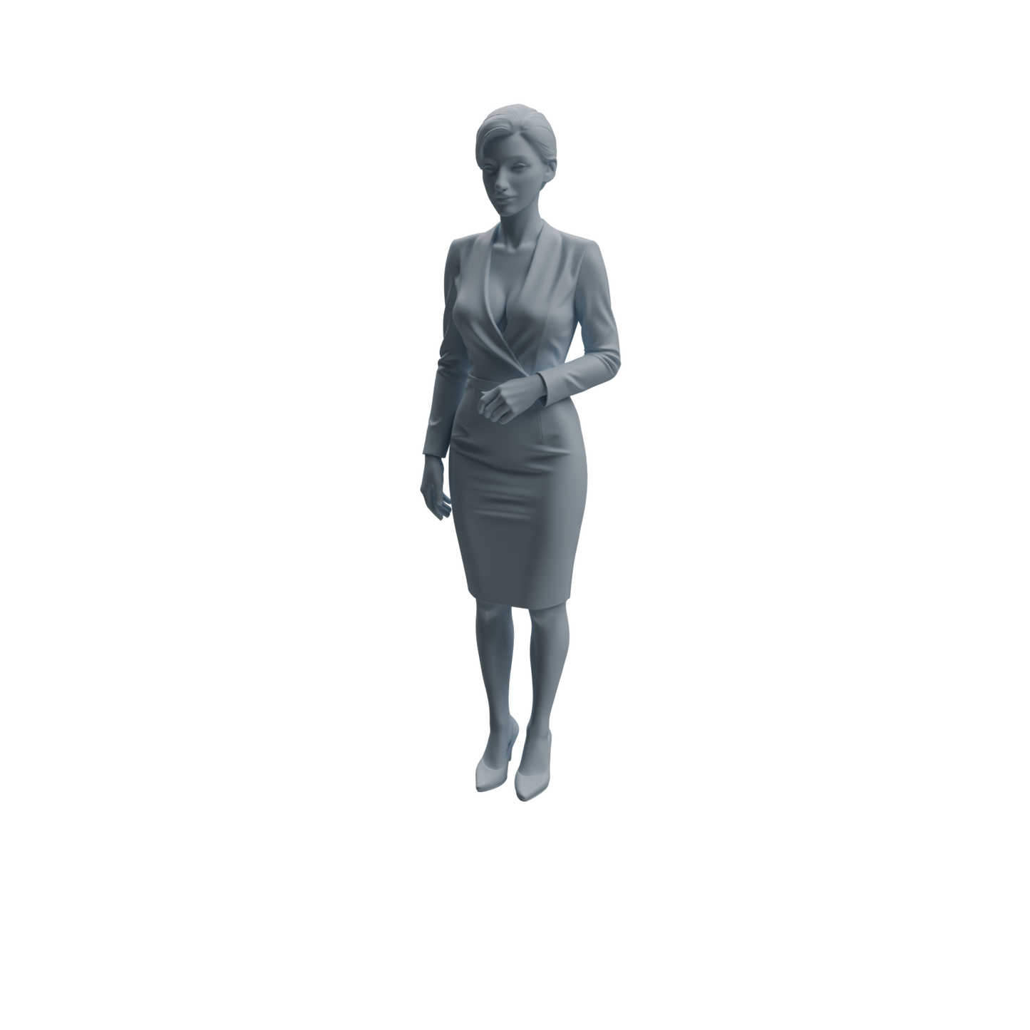 MRY-SFW LYTR973 Business Workplace Woman Character Modern Model 4 pcs