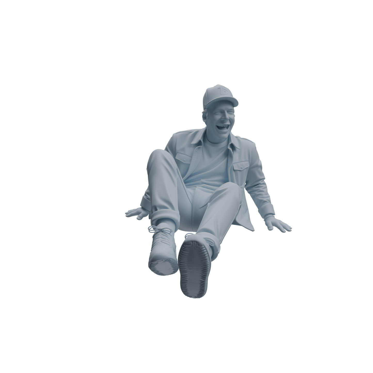 MRY-SFW LYTR1033 Joyful Interactive Male Character Modern Model 3 pcs