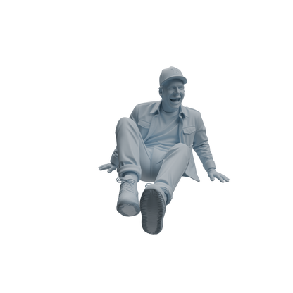 MRY-SFW LYTR1033 Joyful Interactive Male Character Modern Model 3 pcs
