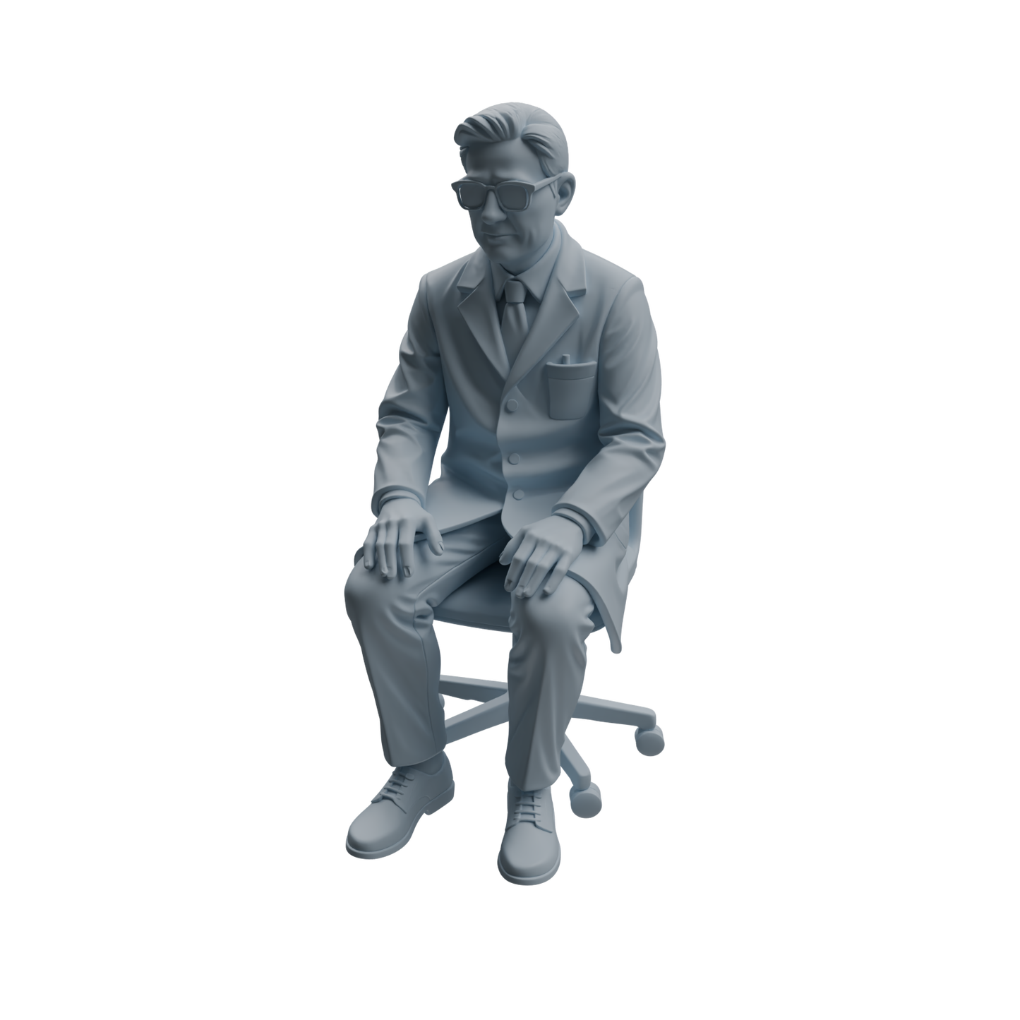 MRY-SFW LYTR966 Lab-Operation Research Teacher Character Modern Model 4 pcs