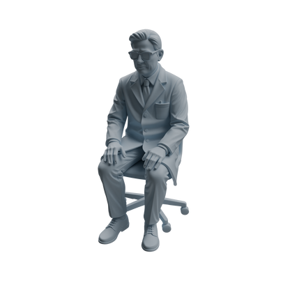 MRY-SFW LYTR966 Lab-Operation Research Teacher Character Modern Model 4 pcs