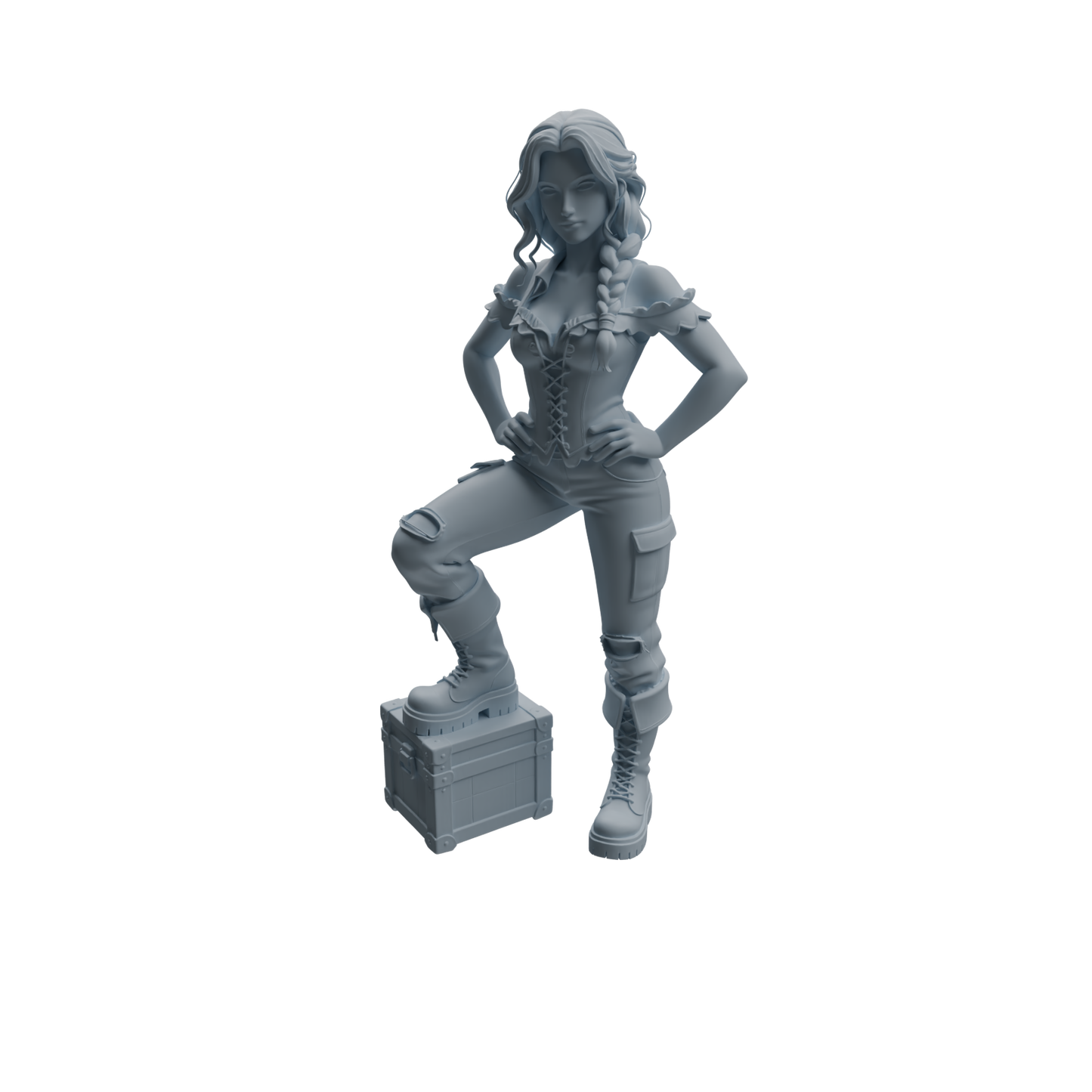 MRY-SFW LYTR1096 Female Pirate Character Modern Model 4 pcs