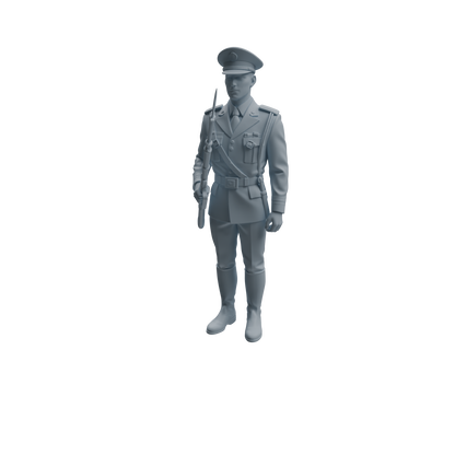 MRY-SFW LYTR946 Uniformed Soldier Man Character Modern Model 4 pcs