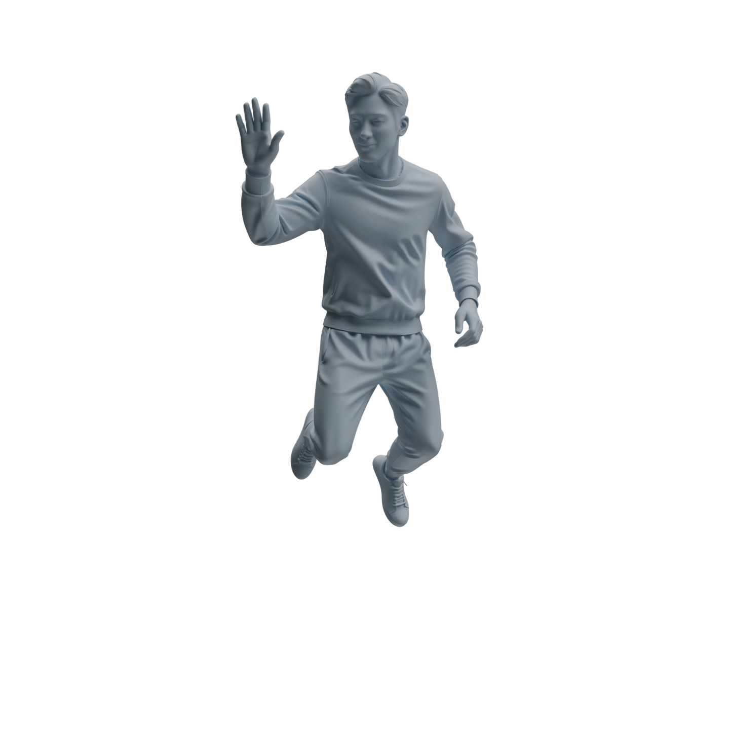 MRY-SFW LYTR1059 Jumping & Waving Character Modern Model 3 pcs