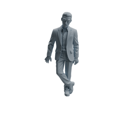 MRY-SFW LYTR939 Urban Man Character Modern Model 3 pcs