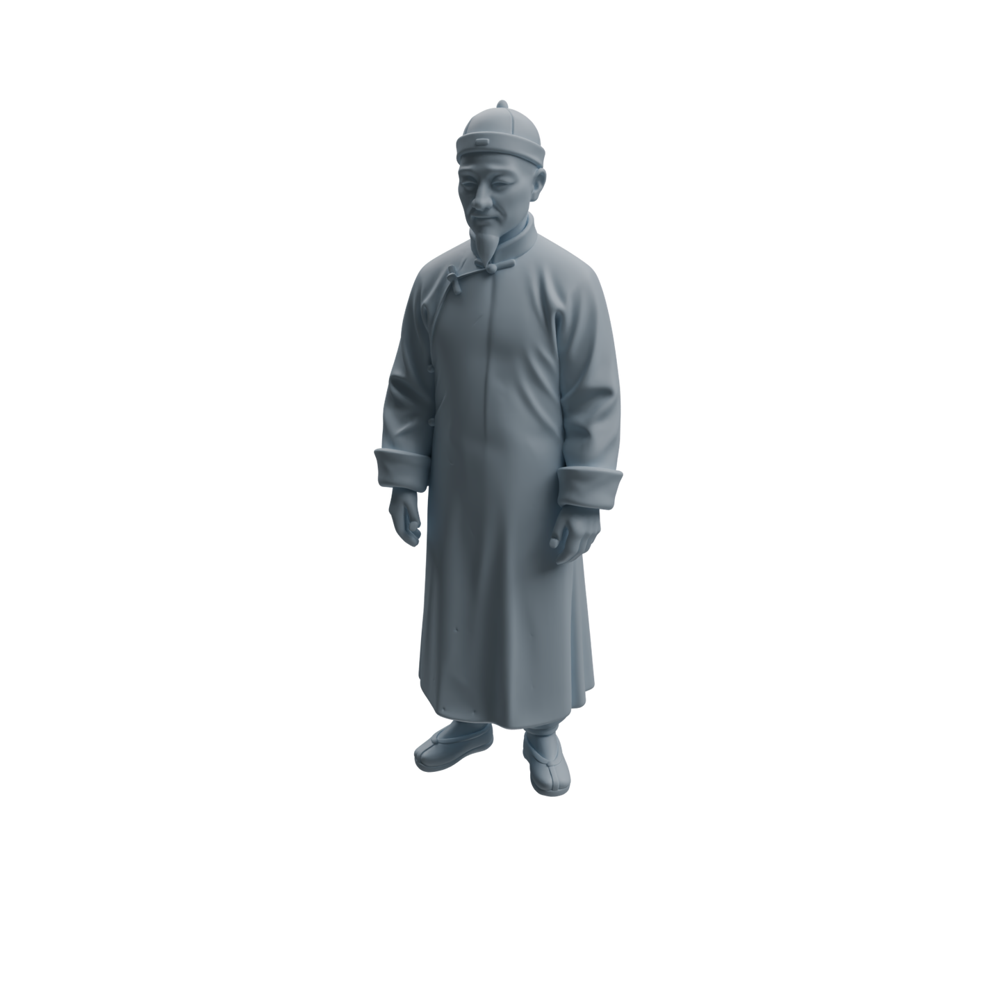 MRY-SFW LYTR987 Late Qing-Early Republic Teahouse Owner Character Modern Model 4 pcs