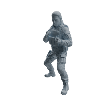 MRY-SFW LYTR952 Tactical Gear Man Character Modern Model 4 pcs
