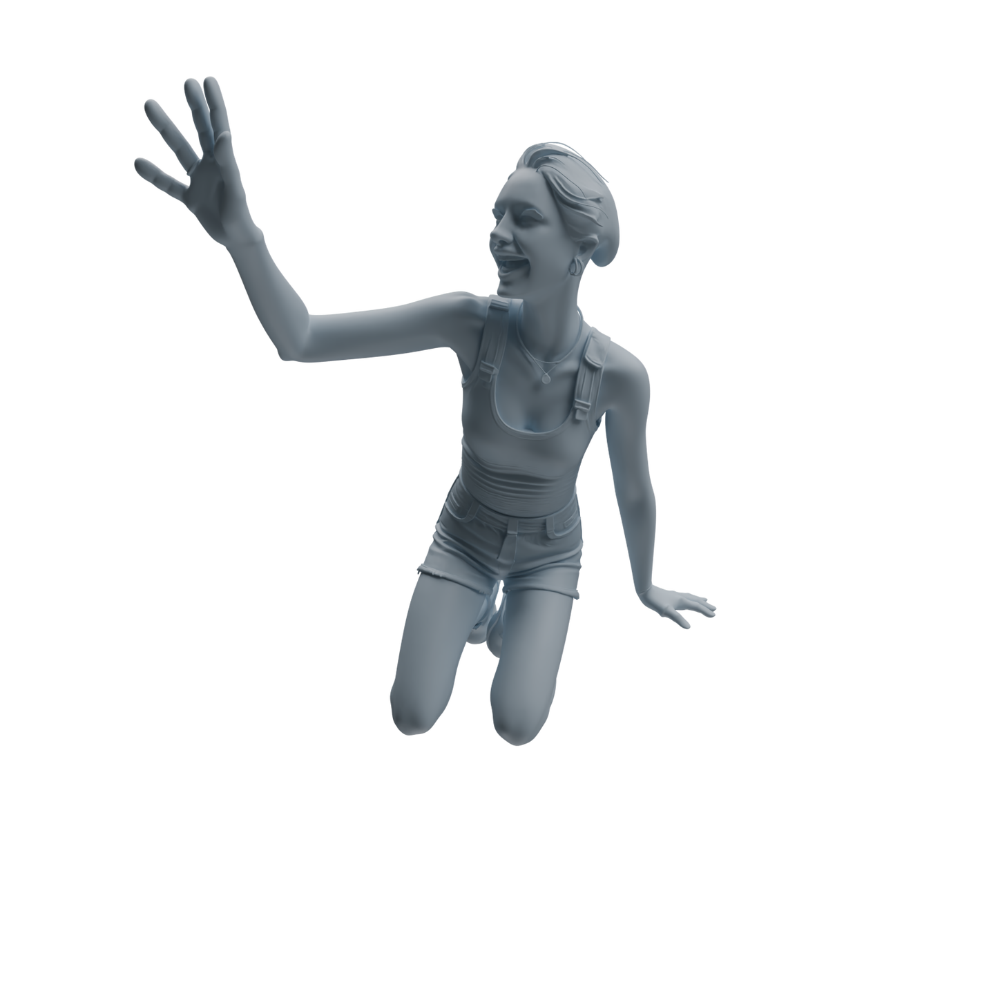 MRY-SFW LYTR1042 Joyful Interactive Female Character Modern Model 4 pcs