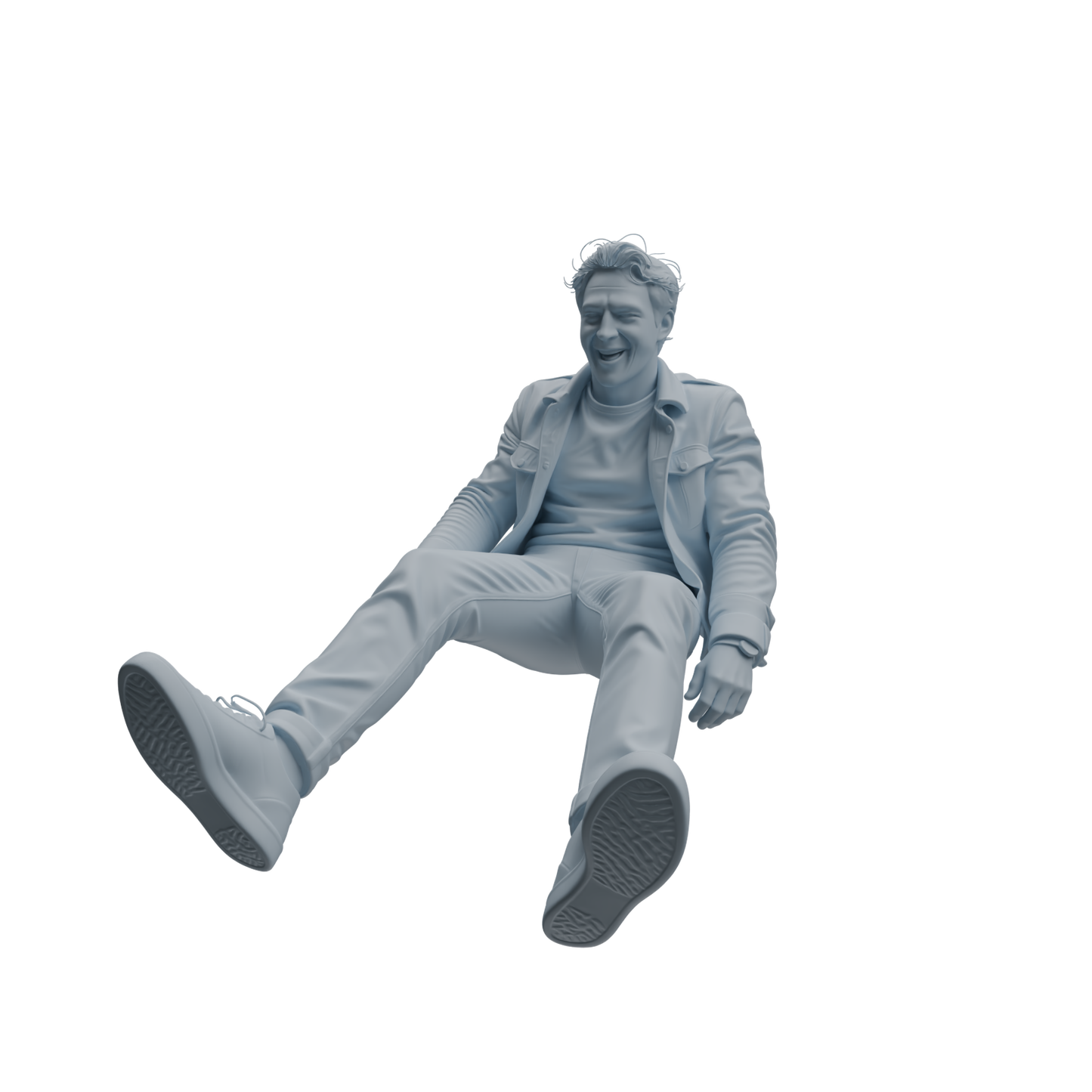 MRY-SFW LYTR1040 Dynamic Interactive Male Character Modern Model 4 pcs