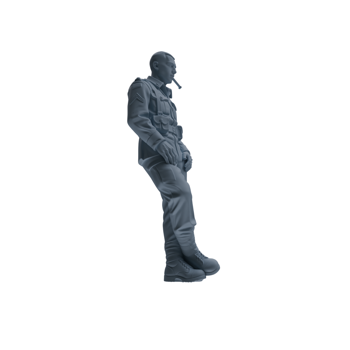 MRY-SFW SSTR178 Miniatures Soldier Model Kit Resting Soldier Pose Modern Model 6 pcs