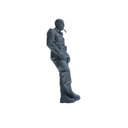 MRY-SFW SSTR178 Miniatures Soldier Model Kit Resting Soldier Pose Modern Model 6 pcs