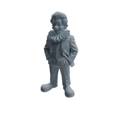MRY-SFW LYTR1056 Circus Clown Performance Pose Character Modern Model 3 pcs